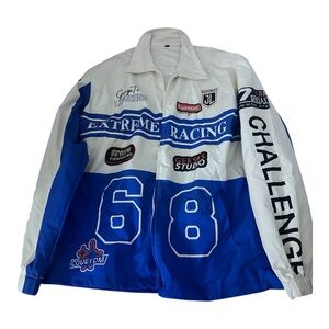 Extreme Racing Blue and White Jacket